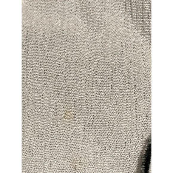 Do+Be Tank Top Women's M Ivory Solid Sleeveless Lace Up V Neck Waterfall Blouse - Picture 5 of 6